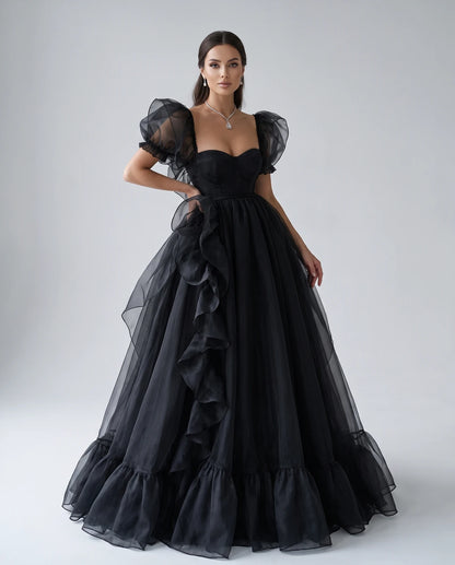 Oriane Maxi Dresses — Black