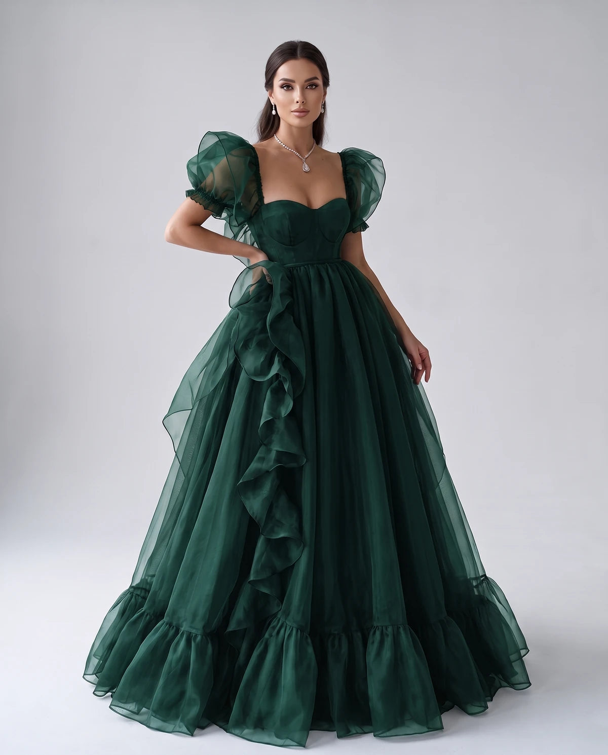 Oriane Maxi Dresses — Green