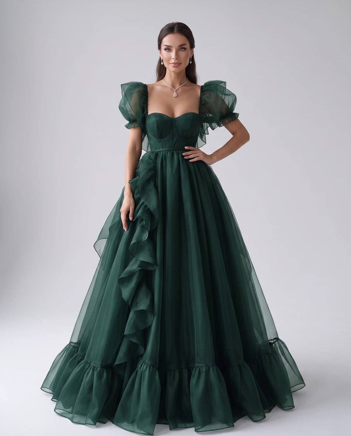 Oriane Maxi Dresses — Green | SKU: RB-f7c2b4-green-2,RB-f7c2b4-green-4,RB-f7c2b4-green-6,RB-f7c2b4-green-8,RB-f7c2b4-green-10,RB-f7c2b4-green-12,RB-f7c2b4-green-14,RB-f7c2b4-green-14W,RB-f7c2b4-green-16W,RB-f7c2b4-green-18W,RB-f7c2b4-green-20W,RB-f7c2b4-green-22W