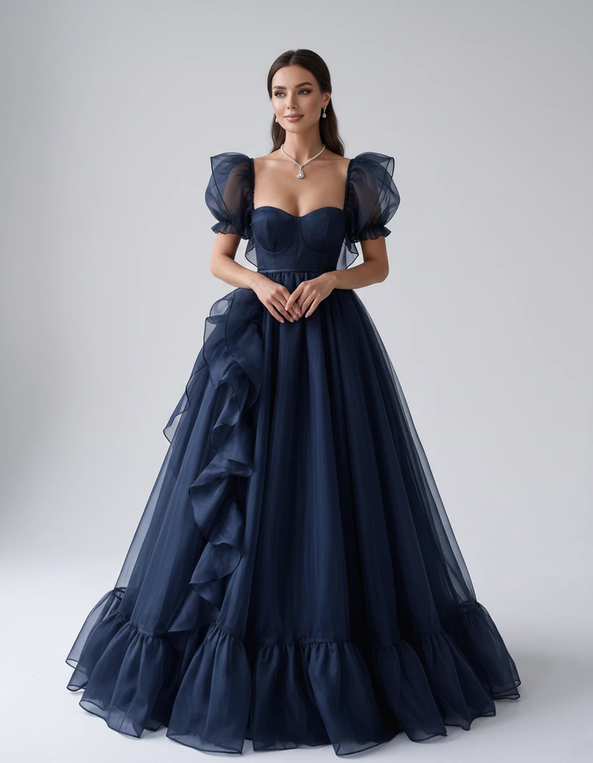 Oriane Maxi Dresses — Navy | SKU: RB-f7c2b4-navy-2,RB-f7c2b4-navy-4,RB-f7c2b4-navy-6,RB-f7c2b4-navy-8,RB-f7c2b4-navy-10,RB-f7c2b4-navy-12,RB-f7c2b4-navy-14,RB-f7c2b4-navy-14W,RB-f7c2b4-navy-16W,RB-f7c2b4-navy-18W,RB-f7c2b4-navy-20W,RB-f7c2b4-navy-22W