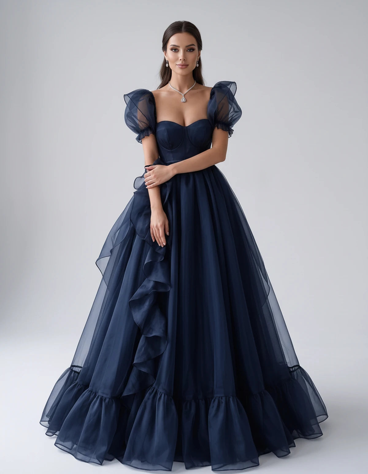 Oriane Maxi Dresses — Navy | SKU: RB-f7c2b4-navy-2,RB-f7c2b4-navy-4,RB-f7c2b4-navy-6,RB-f7c2b4-navy-8,RB-f7c2b4-navy-10,RB-f7c2b4-navy-12,RB-f7c2b4-navy-14,RB-f7c2b4-navy-14W,RB-f7c2b4-navy-16W,RB-f7c2b4-navy-18W,RB-f7c2b4-navy-20W,RB-f7c2b4-navy-22W