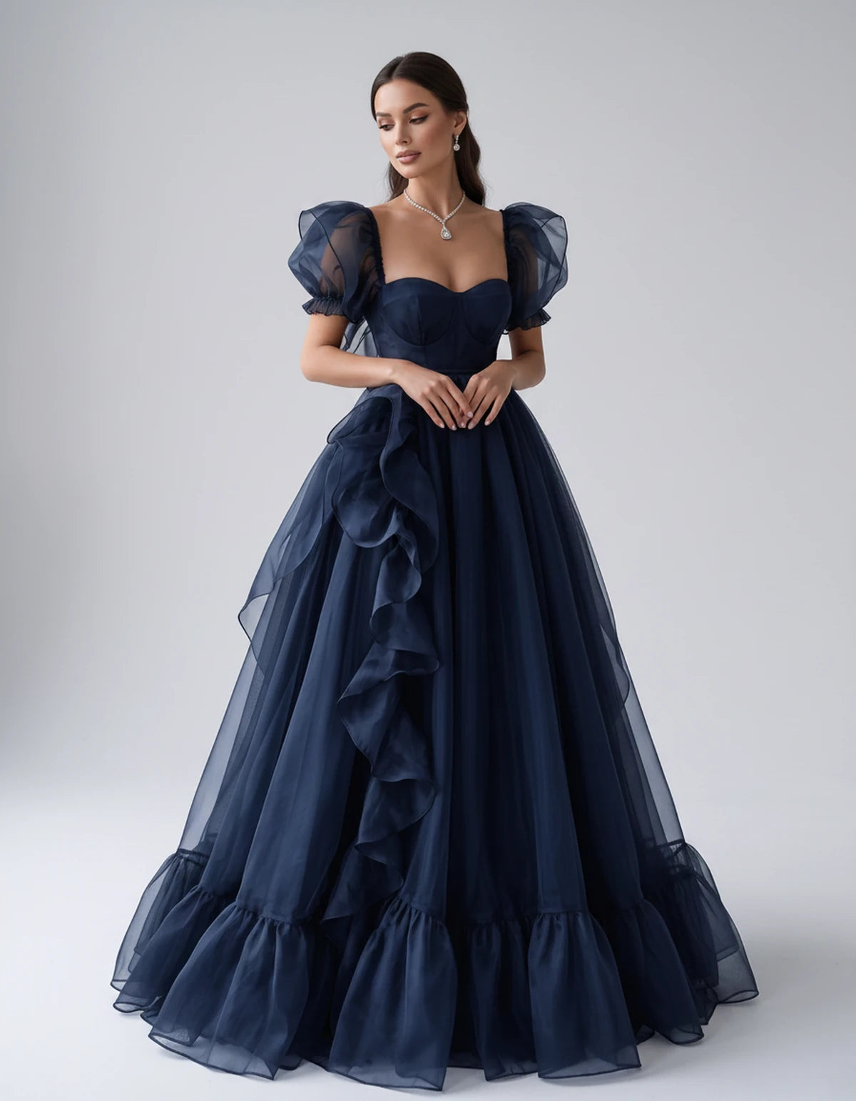 Oriane Maxi Dresses — Navy | SKU: RB-f7c2b4-navy-2,RB-f7c2b4-navy-4,RB-f7c2b4-navy-6,RB-f7c2b4-navy-8,RB-f7c2b4-navy-10,RB-f7c2b4-navy-12,RB-f7c2b4-navy-14,RB-f7c2b4-navy-14W,RB-f7c2b4-navy-16W,RB-f7c2b4-navy-18W,RB-f7c2b4-navy-20W,RB-f7c2b4-navy-22W