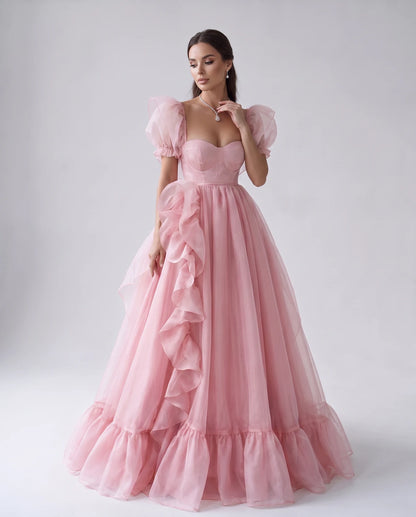 Oriane Maxi Dresses — Pink | SKU: RB-f7c2b4-pink-2,RB-f7c2b4-pink-4,RB-f7c2b4-pink-6,RB-f7c2b4-pink-8,RB-f7c2b4-pink-10,RB-f7c2b4-pink-12,RB-f7c2b4-pink-14,RB-f7c2b4-pink-14W,RB-f7c2b4-pink-16W,RB-f7c2b4-pink-18W,RB-f7c2b4-pink-20W,RB-f7c2b4-pink-22W