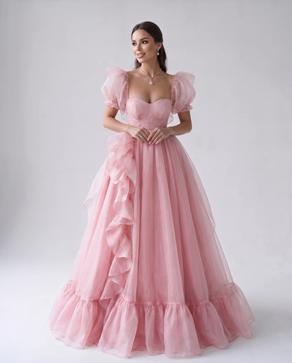 Oriane Maxi Dresses — Pink | SKU: RB-f7c2b4-pink-2,RB-f7c2b4-pink-4,RB-f7c2b4-pink-6,RB-f7c2b4-pink-8,RB-f7c2b4-pink-10,RB-f7c2b4-pink-12,RB-f7c2b4-pink-14,RB-f7c2b4-pink-14W,RB-f7c2b4-pink-16W,RB-f7c2b4-pink-18W,RB-f7c2b4-pink-20W,RB-f7c2b4-pink-22W