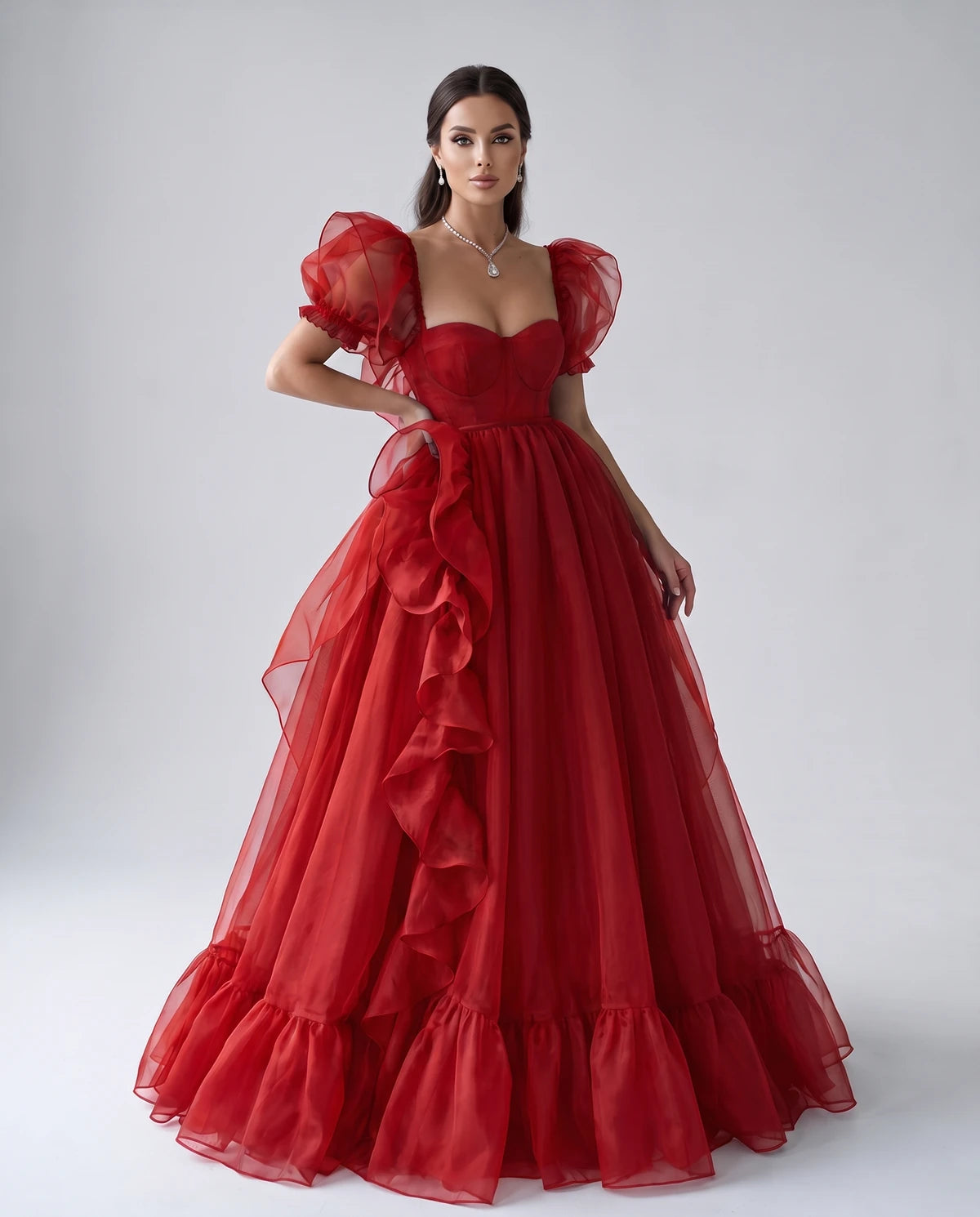 Oriane Maxi Dresses — Red