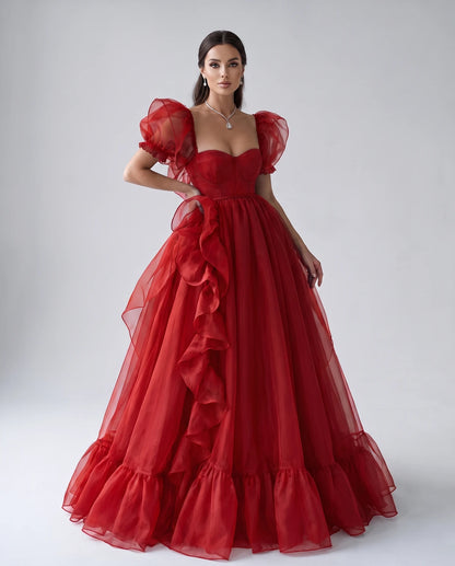 Oriane Maxi Dresses — Red