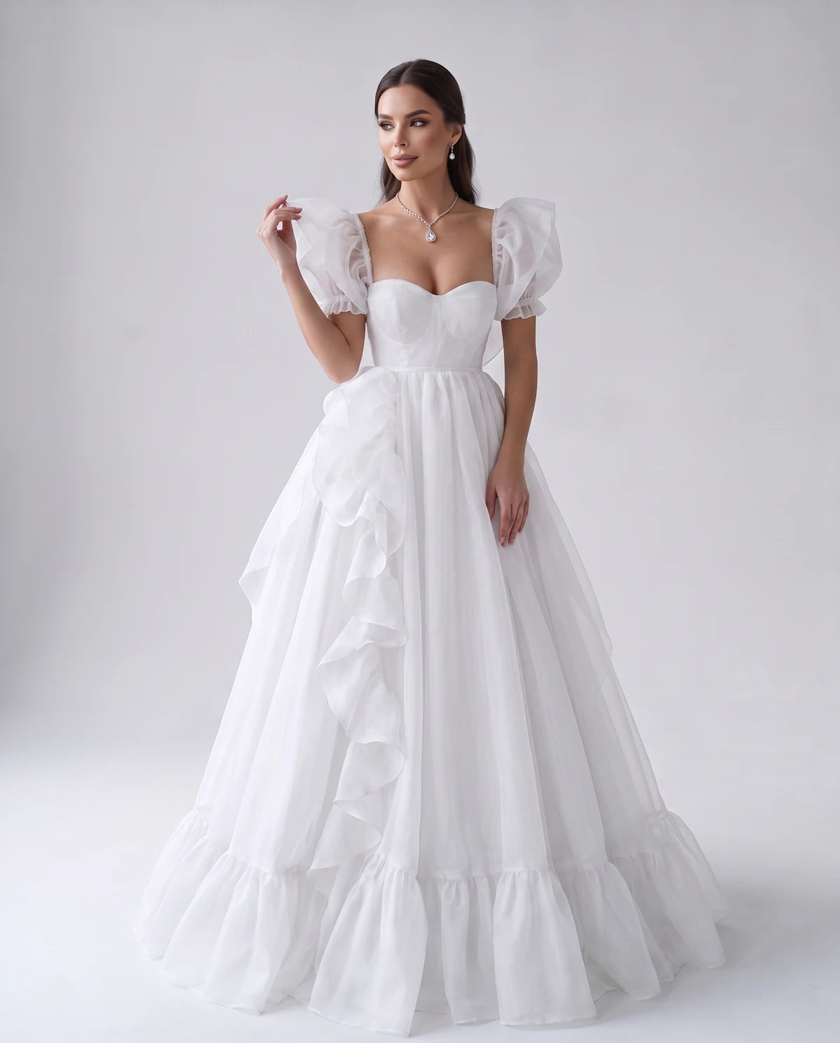 Oriane Maxi Dresses — White | SKU: RB-f7c2b4-white-2,RB-f7c2b4-white-4,RB-f7c2b4-white-6,RB-f7c2b4-white-8,RB-f7c2b4-white-10,RB-f7c2b4-white-12,RB-f7c2b4-white-14,RB-f7c2b4-white-14W,RB-f7c2b4-white-16W,RB-f7c2b4-white-18W,RB-f7c2b4-white-20W,RB-f7c2b4-white-22W