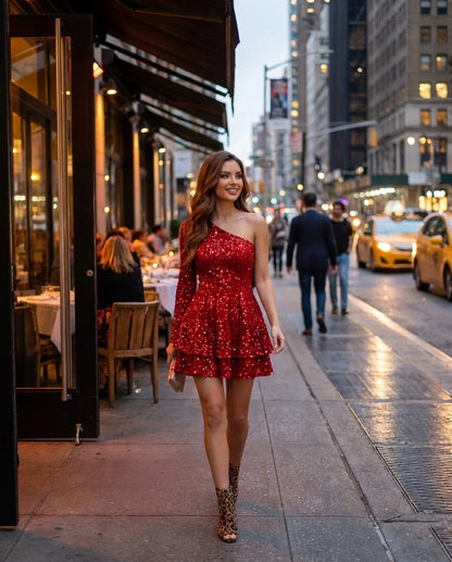 Orlanne Mini Dresses — Red | SKU: RB-d88306-red-2,RB-d88306-red-4,RB-d88306-red-6,RB-d88306-red-8,RB-d88306-red-10,RB-d88306-red-12,RB-d88306-red-14,RB-d88306-red-16,RB-d88306-red-16W,RB-d88306-red-18W,RB-d88306-red-20W,RB-d88306-red-22W