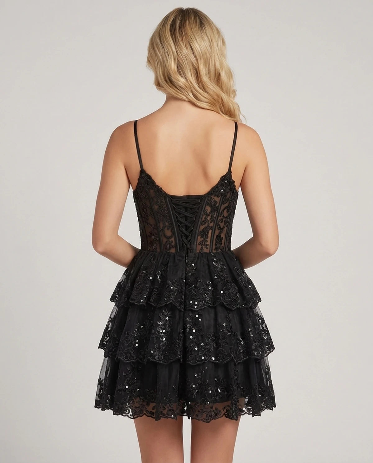 Ottilie Mini Dresses — Black | SKU: RB-8b2c05-black-2,RB-8b2c05-black-4,RB-8b2c05-black-6,RB-8b2c05-black-8,RB-8b2c05-black-10,RB-8b2c05-black-12,RB-8b2c05-black-14,RB-8b2c05-black-16,RB-8b2c05-black-16W,RB-8b2c05-black-18W,RB-8b2c05-black-20W,RB-8b2c05-black-22W