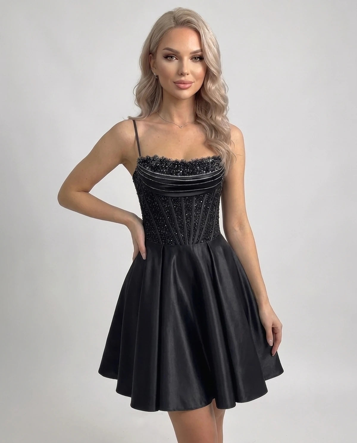 Papillon Mini Dresses — Black | SKU: RB-6b962e-black-2,RB-6b962e-black-4,RB-6b962e-black-6,RB-6b962e-black-8,RB-6b962e-black-10,RB-6b962e-black-12,RB-6b962e-black-14,RB-6b962e-black-16,RB-6b962e-black-18W,RB-6b962e-black-20W,RB-6b962e-black-22W,RB-6b962e-black-24W