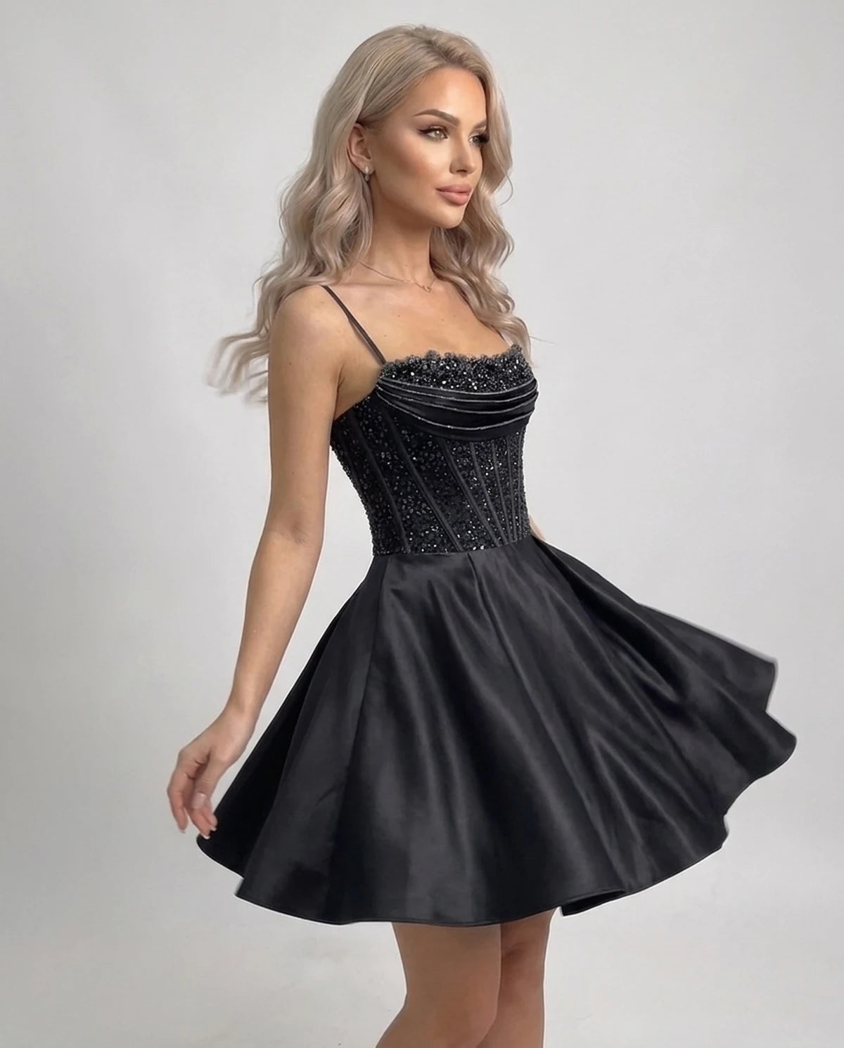 Papillon Mini Dresses — Black | SKU: RB-6b962e-black-2,RB-6b962e-black-4,RB-6b962e-black-6,RB-6b962e-black-8,RB-6b962e-black-10,RB-6b962e-black-12,RB-6b962e-black-14,RB-6b962e-black-16,RB-6b962e-black-18W,RB-6b962e-black-20W,RB-6b962e-black-22W,RB-6b962e-black-24W
