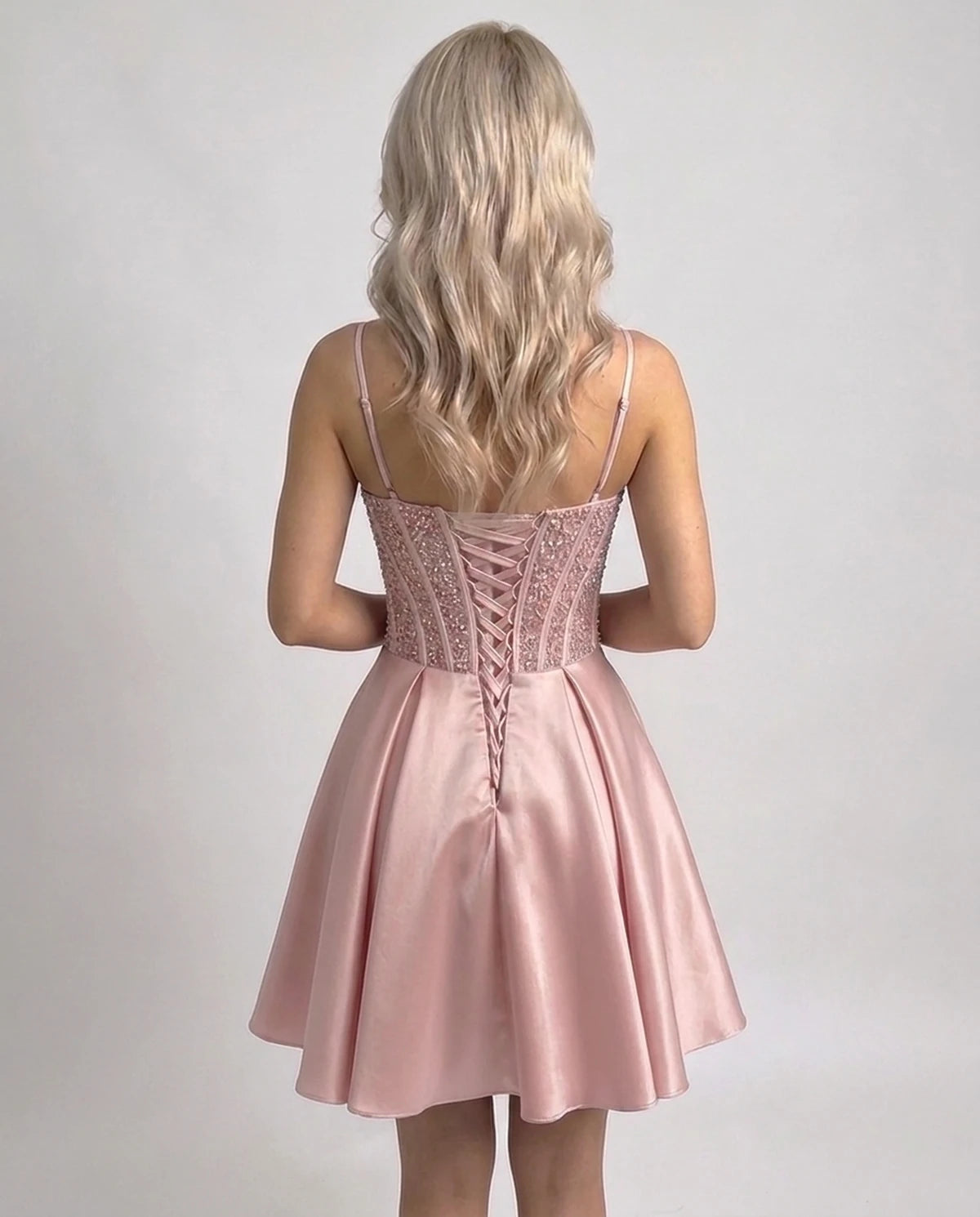 Papillon Mini Dresses — Blush | SKU: RB-6b962e-blush-2,RB-6b962e-blush-4,RB-6b962e-blush-6,RB-6b962e-blush-8,RB-6b962e-blush-10,RB-6b962e-blush-12,RB-6b962e-blush-14,RB-6b962e-blush-16,RB-6b962e-blush-18W,RB-6b962e-blush-20W,RB-6b962e-blush-22W,RB-6b962e-blush-24W