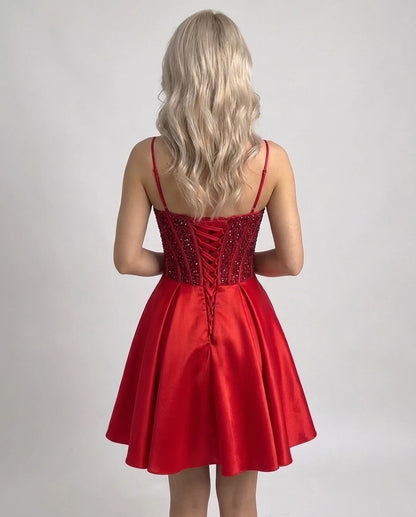Papillon Mini Dresses — Red | SKU: RB-6b962e-red-2,RB-6b962e-red-4,RB-6b962e-red-6,RB-6b962e-red-8,RB-6b962e-red-10,RB-6b962e-red-12,RB-6b962e-red-14,RB-6b962e-red-16,RB-6b962e-red-18W,RB-6b962e-red-20W,RB-6b962e-red-22W,RB-6b962e-red-24W