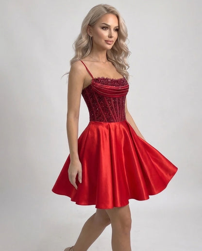 Papillon Mini Dresses — Red | SKU: RB-6b962e-red-2,RB-6b962e-red-4,RB-6b962e-red-6,RB-6b962e-red-8,RB-6b962e-red-10,RB-6b962e-red-12,RB-6b962e-red-14,RB-6b962e-red-16,RB-6b962e-red-18W,RB-6b962e-red-20W,RB-6b962e-red-22W,RB-6b962e-red-24W