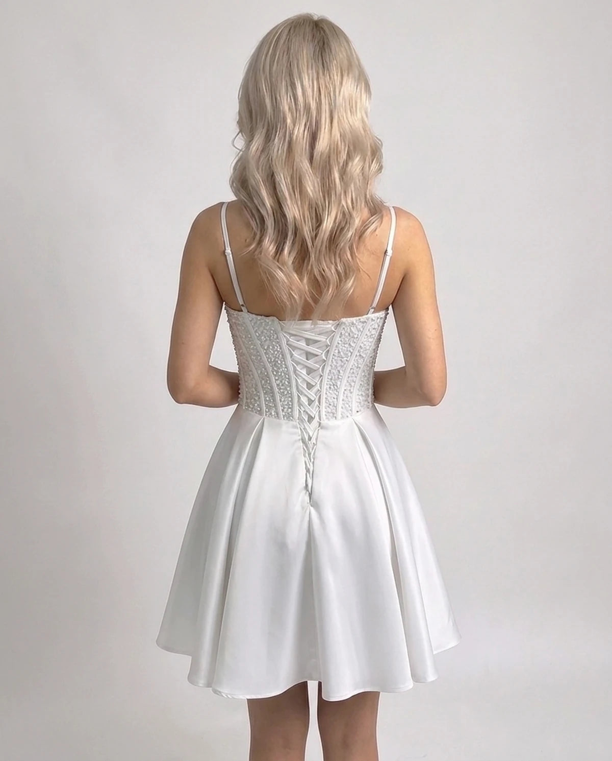 Papillon Mini Dresses — White | SKU: RB-6b962e-white-2,RB-6b962e-white-4,RB-6b962e-white-6,RB-6b962e-white-8,RB-6b962e-white-10,RB-6b962e-white-12,RB-6b962e-white-14,RB-6b962e-white-16,RB-6b962e-white-18W,RB-6b962e-white-20W,RB-6b962e-white-22W,RB-6b962e-white-24W