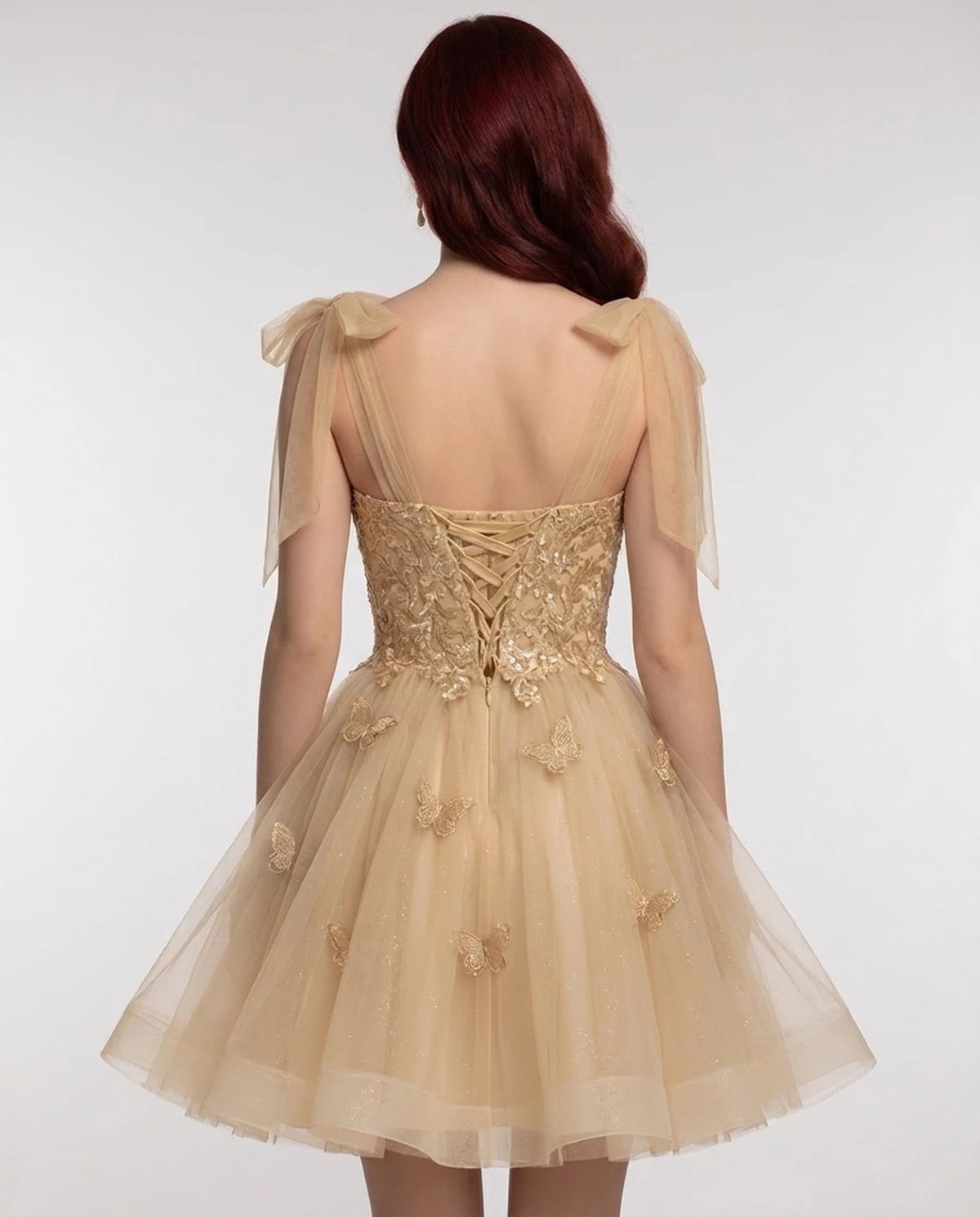 Parthenia Mini Dresses — Champagne | SKU: RB-28b68c-champa2e-2,RB-28b68c-champa2e-4,RB-28b68c-champa2e-6,RB-28b68c-champa2e-8,RB-28b68c-champa2e-10,RB-28b68c-champa2e-12,RB-28b68c-champa2e-14,RB-28b68c-champa2e-16,RB-28b68c-champa2e-16W,RB-28b68c-champa2e-18W,RB-28b68c-champa2e-20W,RB-28b68c-champa2e-22W