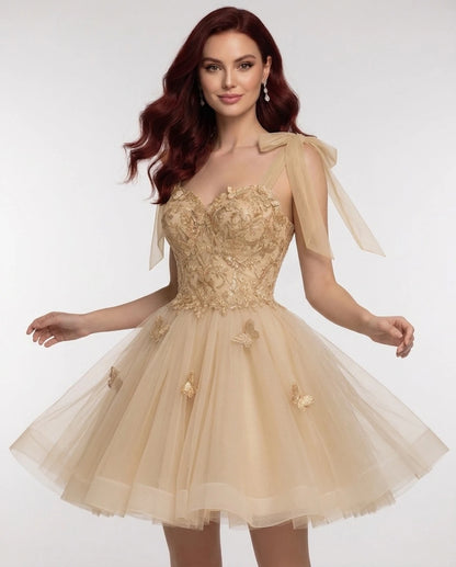 Parthenia Mini Dresses — Champagne | SKU: RB-28b68c-champa2e-2,RB-28b68c-champa2e-4,RB-28b68c-champa2e-6,RB-28b68c-champa2e-8,RB-28b68c-champa2e-10,RB-28b68c-champa2e-12,RB-28b68c-champa2e-14,RB-28b68c-champa2e-16,RB-28b68c-champa2e-16W,RB-28b68c-champa2e-18W,RB-28b68c-champa2e-20W,RB-28b68c-champa2e-22W