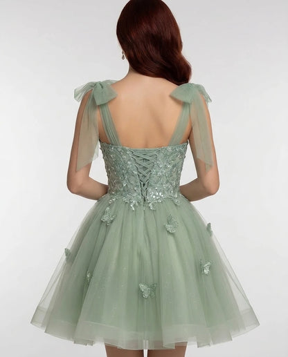 Parthenia Mini Dresses — Green | SKU: RB-28b68c-green-2,RB-28b68c-green-4,RB-28b68c-green-6,RB-28b68c-green-8,RB-28b68c-green-10,RB-28b68c-green-12,RB-28b68c-green-14,RB-28b68c-green-16,RB-28b68c-green-16W,RB-28b68c-green-18W,RB-28b68c-green-20W,RB-28b68c-green-22W