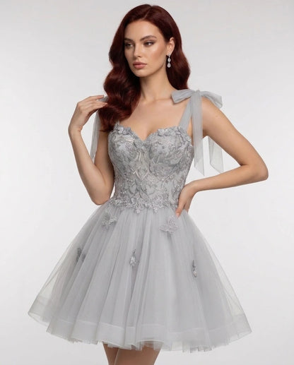 Parthenia Mini Dresses — Grey | SKU: RB-28b68c-grey-2,RB-28b68c-grey-4,RB-28b68c-grey-6,RB-28b68c-grey-8,RB-28b68c-grey-10,RB-28b68c-grey-12,RB-28b68c-grey-14,RB-28b68c-grey-16,RB-28b68c-grey-16W,RB-28b68c-grey-18W,RB-28b68c-grey-20W,RB-28b68c-grey-22W