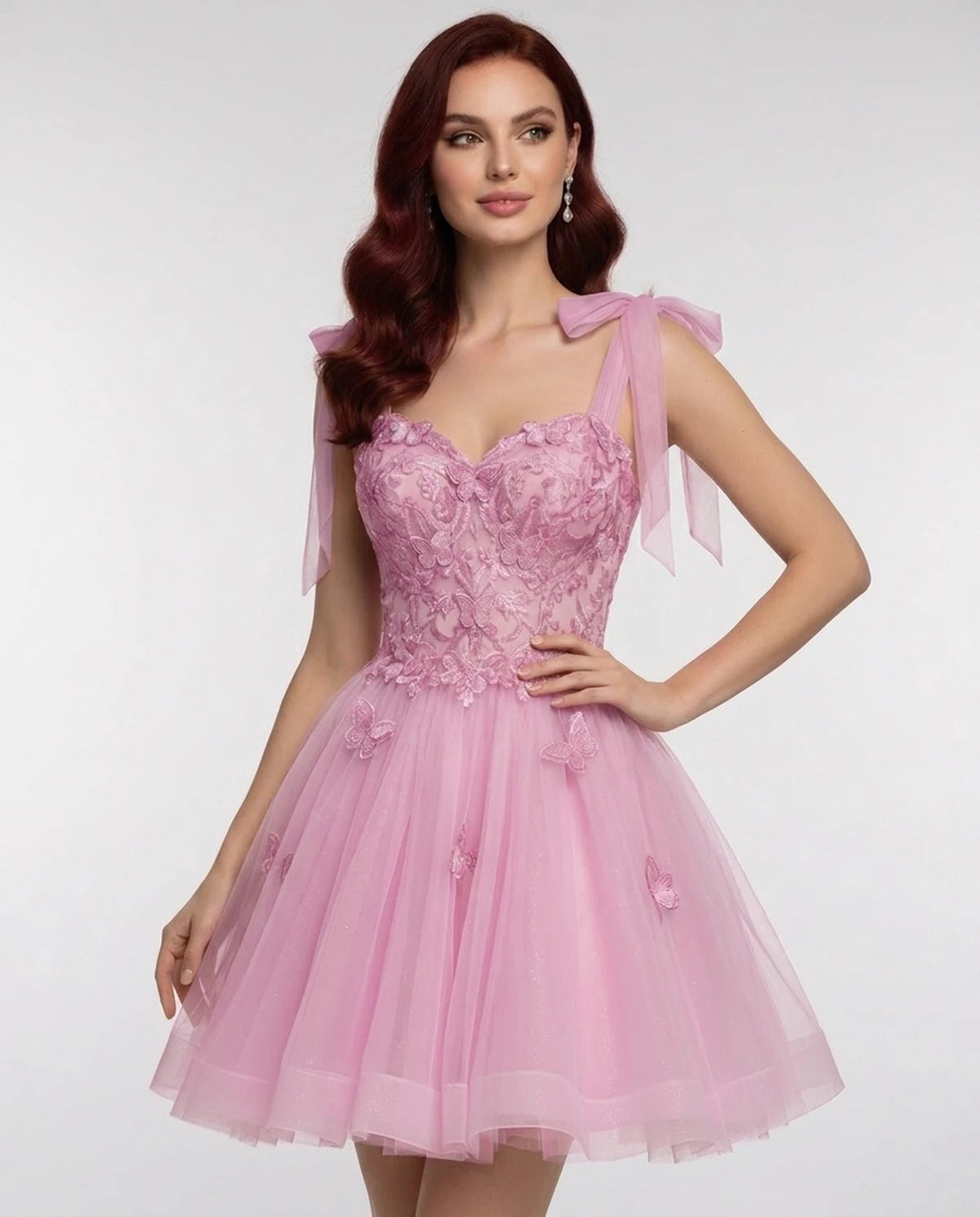 Parthenia Mini Dresses — Pink | SKU: RB-28b68c-pink-2,RB-28b68c-pink-4,RB-28b68c-pink-6,RB-28b68c-pink-8,RB-28b68c-pink-10,RB-28b68c-pink-12,RB-28b68c-pink-14,RB-28b68c-pink-16,RB-28b68c-pink-16W,RB-28b68c-pink-18W,RB-28b68c-pink-20W,RB-28b68c-pink-22W