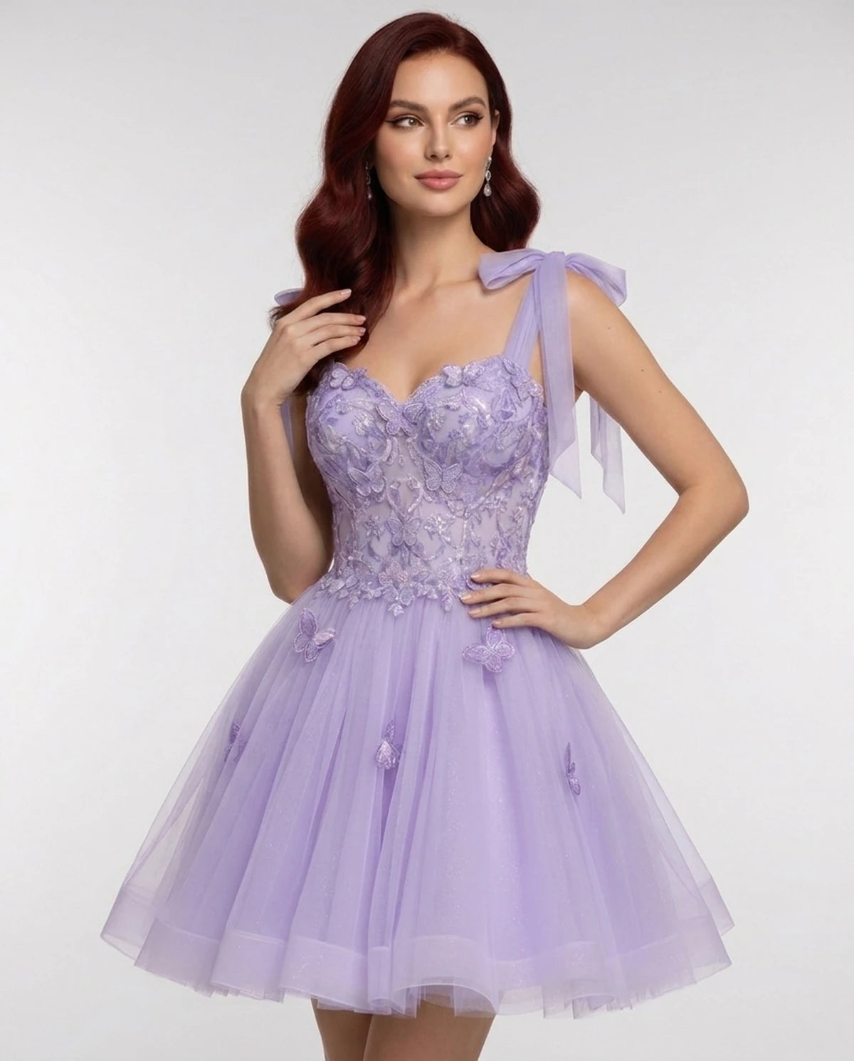 Parthenia Mini Dresses — Purple | SKU: RB-28b68c-purple-2,RB-28b68c-purple-4,RB-28b68c-purple-6,RB-28b68c-purple-8,RB-28b68c-purple-10,RB-28b68c-purple-12,RB-28b68c-purple-14,RB-28b68c-purple-16,RB-28b68c-purple-16W,RB-28b68c-purple-18W,RB-28b68c-purple-20W,RB-28b68c-purple-22W