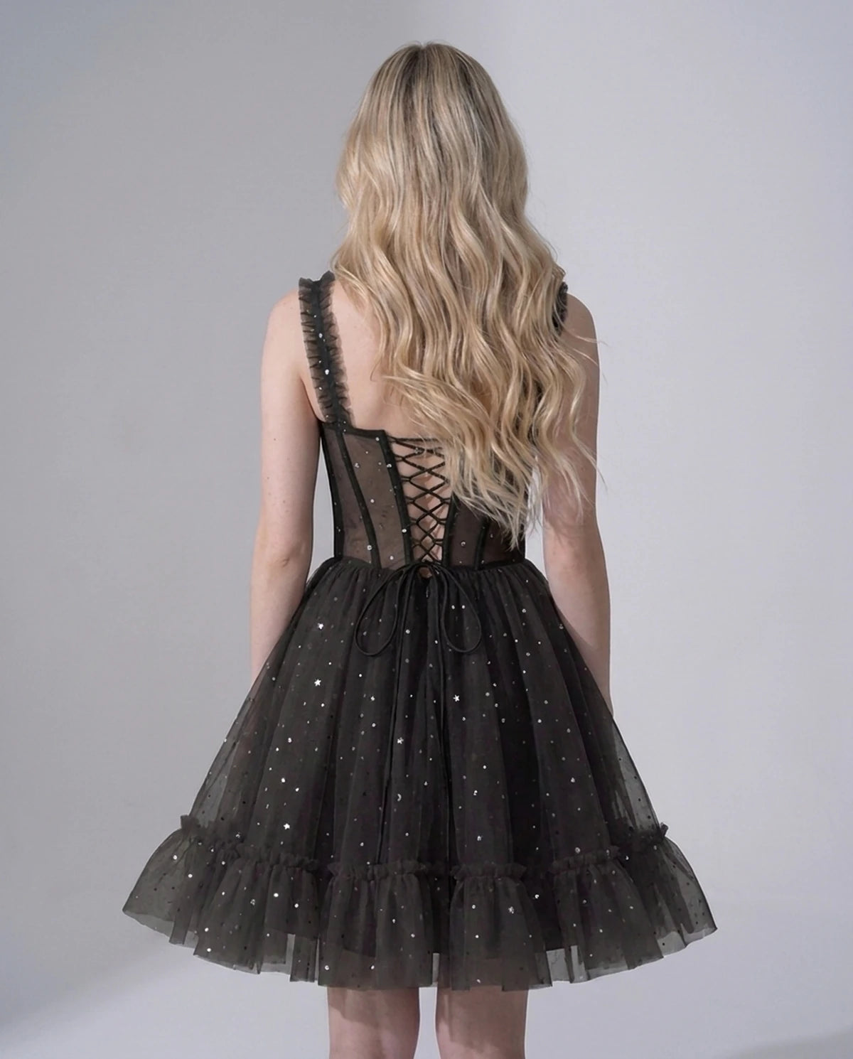 Pastorale Mini Dresses — Black | SKU: RB-e3adc8-black-2,RB-e3adc8-black-4,RB-e3adc8-black-6,RB-e3adc8-black-8,RB-e3adc8-black-10,RB-e3adc8-black-12,RB-e3adc8-black-14,RB-e3adc8-black-16,RB-e3adc8-black-16W,RB-e3adc8-black-18W,RB-e3adc8-black-20W,RB-e3adc8-black-22W