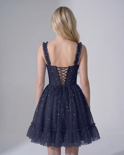 Pastorale Mini Dresses — Navy | SKU: RB-e3adc8-navy-2,RB-e3adc8-navy-4,RB-e3adc8-navy-6,RB-e3adc8-navy-8,RB-e3adc8-navy-10,RB-e3adc8-navy-12,RB-e3adc8-navy-14,RB-e3adc8-navy-16,RB-e3adc8-navy-16W,RB-e3adc8-navy-18W,RB-e3adc8-navy-20W,RB-e3adc8-navy-22W