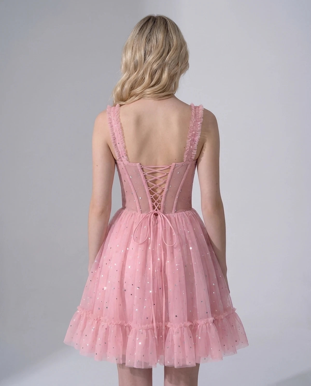 Pastorale Mini Dresses — Pink | SKU: RB-e3adc8-pink-2,RB-e3adc8-pink-4,RB-e3adc8-pink-6,RB-e3adc8-pink-8,RB-e3adc8-pink-10,RB-e3adc8-pink-12,RB-e3adc8-pink-14,RB-e3adc8-pink-16,RB-e3adc8-pink-16W,RB-e3adc8-pink-18W,RB-e3adc8-pink-20W,RB-e3adc8-pink-22W
