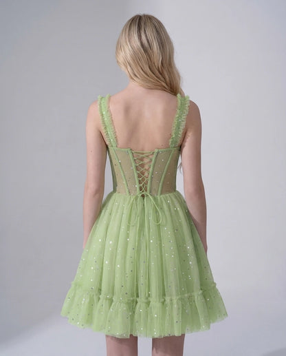 Pastorale Mini Dresses — Sage Green | SKU: RB-e3adc8-sagegr01-2,RB-e3adc8-sagegr01-4,RB-e3adc8-sagegr01-6,RB-e3adc8-sagegr01-8,RB-e3adc8-sagegr01-10,RB-e3adc8-sagegr01-12,RB-e3adc8-sagegr01-14,RB-e3adc8-sagegr01-16,RB-e3adc8-sagegr01-16W,RB-e3adc8-sagegr01-18W,RB-e3adc8-sagegr01-20W,RB-e3adc8-sagegr01-22W