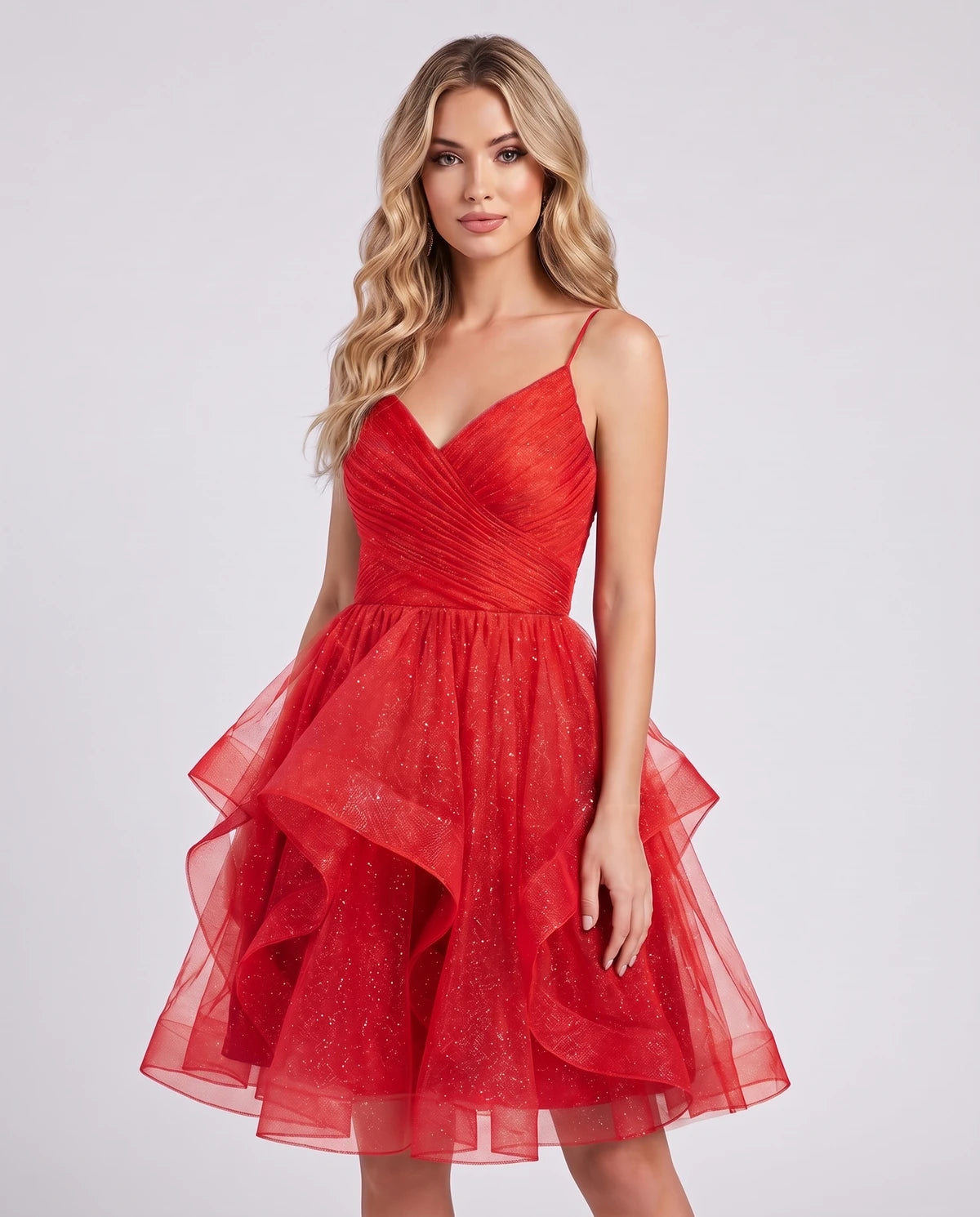 Pavlina Mini Dresses — Red