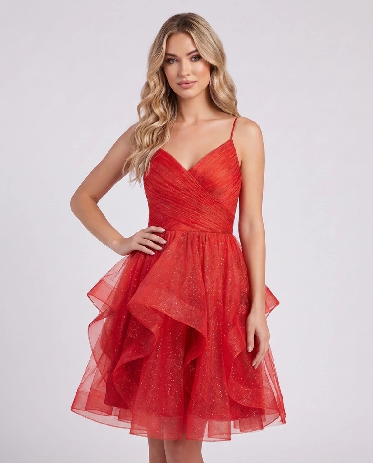 Pavlina Mini Dresses — Red | SKU: RB-5dc194-red-2,RB-5dc194-red-4,RB-5dc194-red-6,RB-5dc194-red-8,RB-5dc194-red-10,RB-5dc194-red-12,RB-5dc194-red-14,RB-5dc194-red-16,RB-5dc194-red-16W,RB-5dc194-red-18W,RB-5dc194-red-20W,RB-5dc194-red-22W
