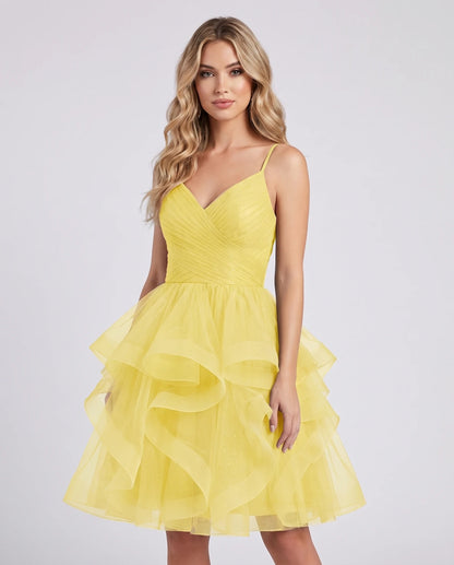 Pavlina Mini Dresses — Yellow