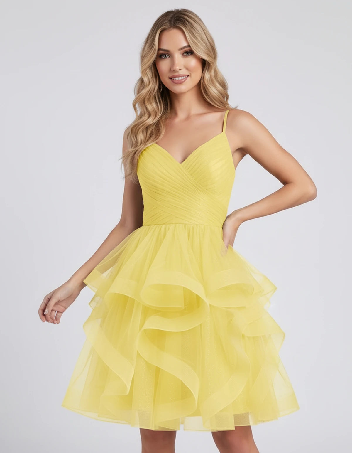 Pavlina Mini Dresses — Yellow | SKU: RB-5dc194-yellow-2,RB-5dc194-yellow-4,RB-5dc194-yellow-6,RB-5dc194-yellow-8,RB-5dc194-yellow-10,RB-5dc194-yellow-12,RB-5dc194-yellow-14,RB-5dc194-yellow-16,RB-5dc194-yellow-16W,RB-5dc194-yellow-18W,RB-5dc194-yellow-20W,RB-5dc194-yellow-22W