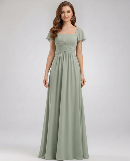 Peregrine Maxi Dresses — Sage Green