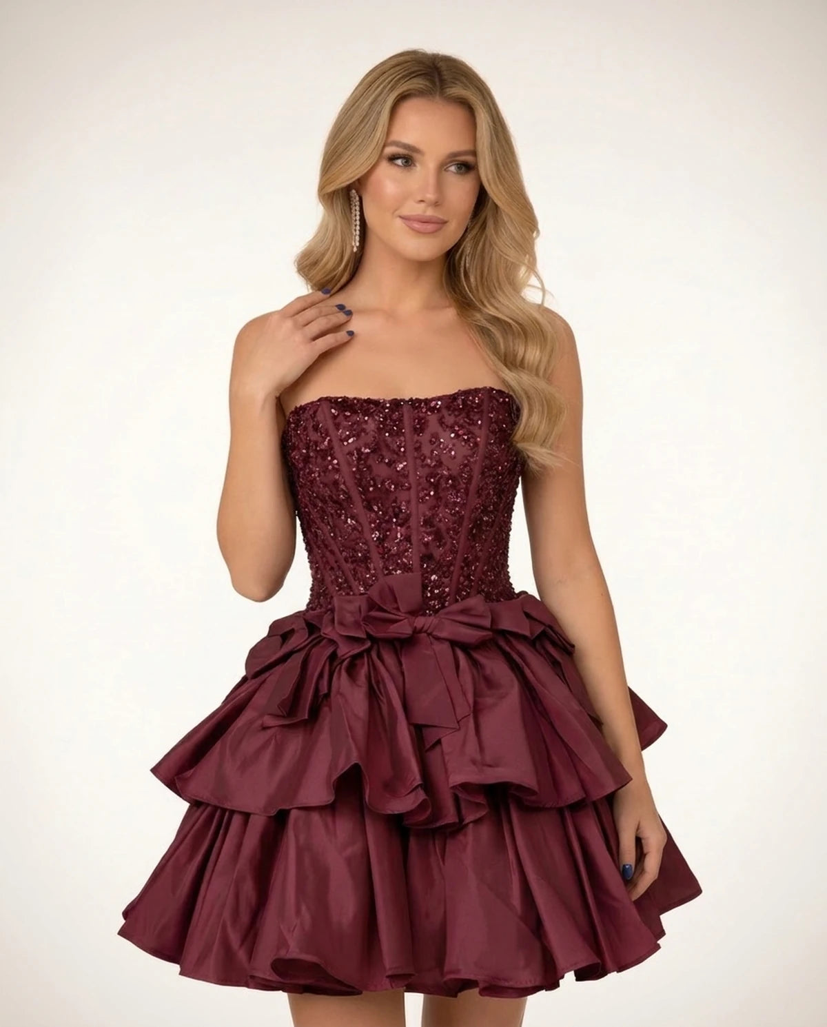 Perpetua Mini Dresses — Deep Red | SKU: RB-115c37-deepred-2,RB-115c37-deepred-4,RB-115c37-deepred-6,RB-115c37-deepred-8,RB-115c37-deepred-10,RB-115c37-deepred-12,RB-115c37-deepred-14,RB-115c37-deepred-14W,RB-115c37-deepred-16,RB-115c37-deepred-16W,RB-115c37-deepred-18W,RB-115c37-deepred-20W