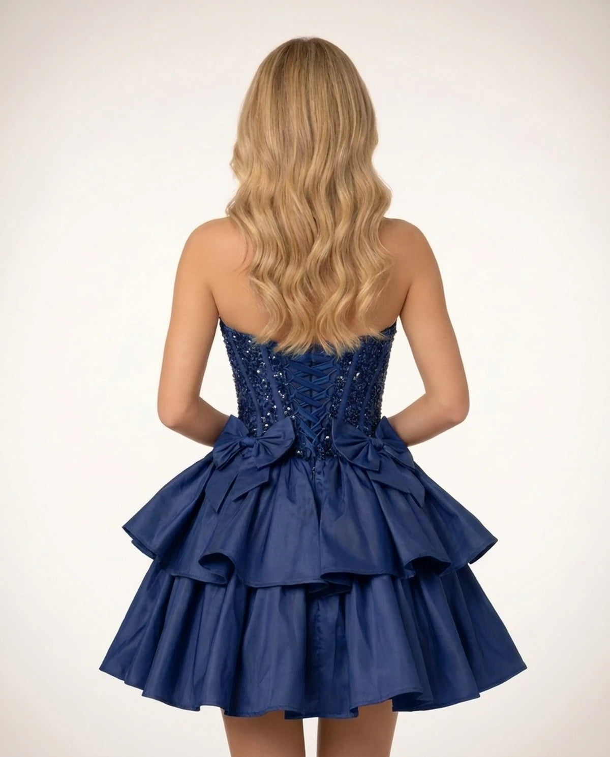 Perpetua Mini Dresses — Navy | SKU: RB-115c37-navy-2,RB-115c37-navy-4,RB-115c37-navy-6,RB-115c37-navy-8,RB-115c37-navy-10,RB-115c37-navy-12,RB-115c37-navy-14,RB-115c37-navy-14W,RB-115c37-navy-16,RB-115c37-navy-16W,RB-115c37-navy-18W,RB-115c37-navy-20W