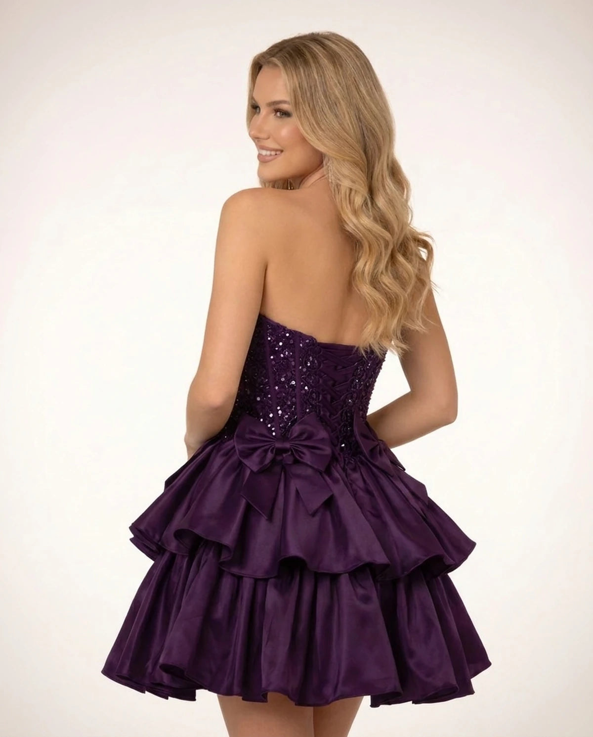Perpetua Mini Dresses — Plum | SKU: RB-115c37-plum-2,RB-115c37-plum-4,RB-115c37-plum-6,RB-115c37-plum-8,RB-115c37-plum-10,RB-115c37-plum-12,RB-115c37-plum-14,RB-115c37-plum-14W,RB-115c37-plum-16,RB-115c37-plum-16W,RB-115c37-plum-18W,RB-115c37-plum-20W