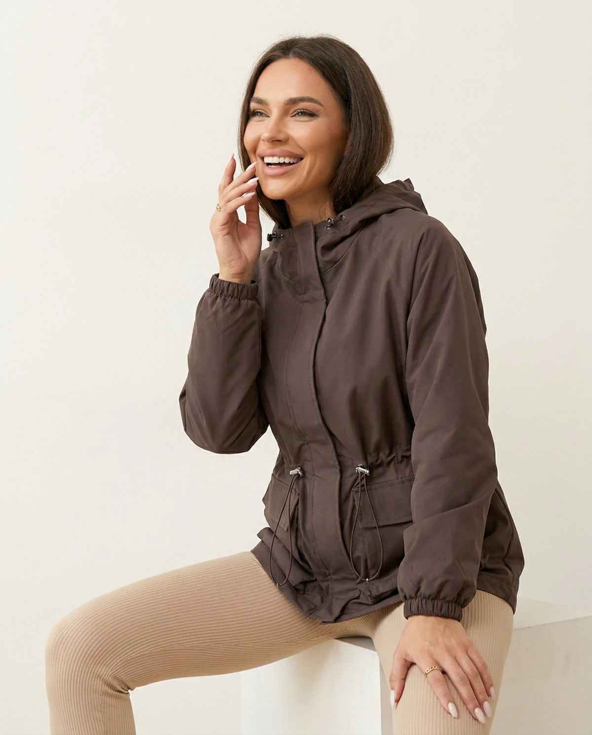 Perrine Jackets — Coffee | SKU: RB-f40922-coffee-XS,RB-f40922-coffee-S,RB-f40922-coffee-M,RB-f40922-coffee-L,RB-f40922-coffee-XL