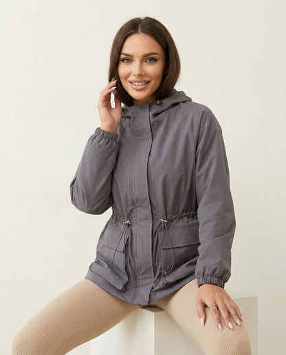 Perrine Jackets — Grey | SKU: RB-f40922-grey-XS,RB-f40922-grey-S,RB-f40922-grey-M,RB-f40922-grey-L,RB-f40922-grey-XL
