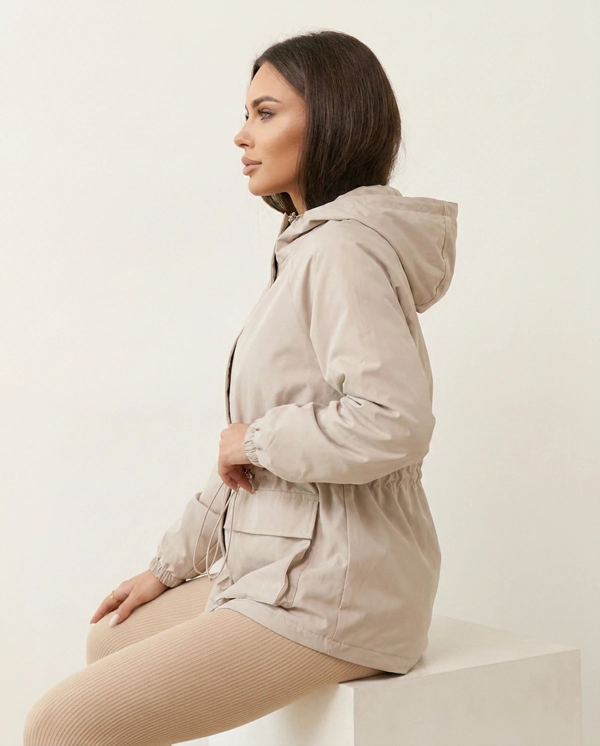 Perrine Jackets — White | SKU: RB-f40922-white-XS,RB-f40922-white-S,RB-f40922-white-M,RB-f40922-white-L,RB-f40922-white-XL