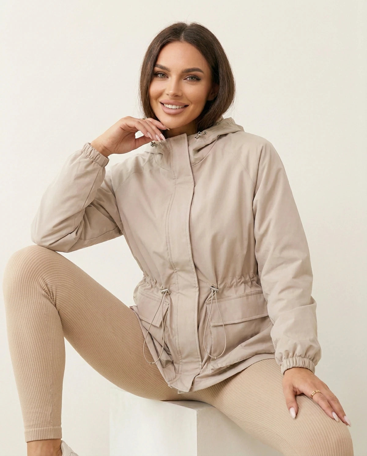 Perrine Jackets — White | SKU: RB-f40922-white-XS,RB-f40922-white-S,RB-f40922-white-M,RB-f40922-white-L,RB-f40922-white-XL