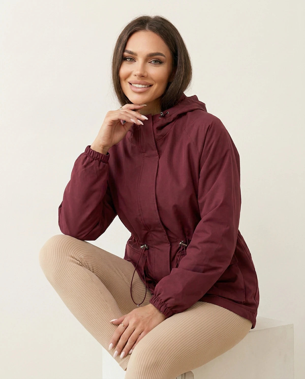 Perrine Jackets — Wine | SKU: RB-f40922-wine-XS,RB-f40922-wine-S,RB-f40922-wine-M,RB-f40922-wine-L,RB-f40922-wine-XL
