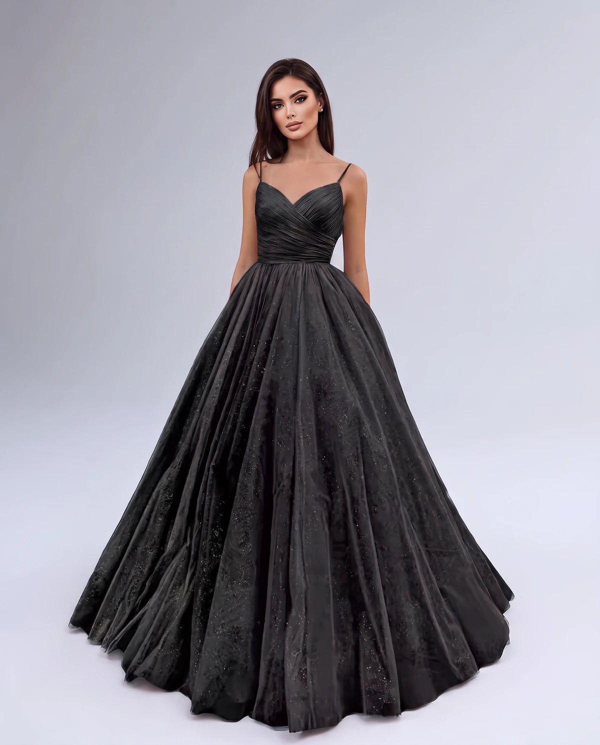 Persephone Maxi Dresses — Black