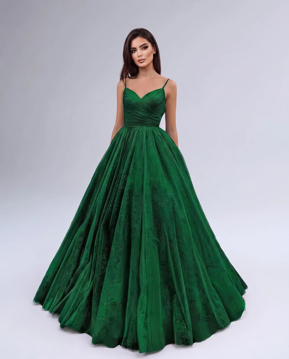 Persephone Maxi Dresses — Emerald