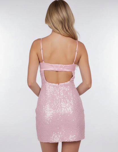 Pervenche Mini Dresses — Pink | SKU: RB-cd742e-pink-2,RB-cd742e-pink-4,RB-cd742e-pink-6,RB-cd742e-pink-8,RB-cd742e-pink-10,RB-cd742e-pink-12,RB-cd742e-pink-14,RB-cd742e-pink-16,RB-cd742e-pink-16W,RB-cd742e-pink-18W,RB-cd742e-pink-20W,RB-cd742e-pink-22W