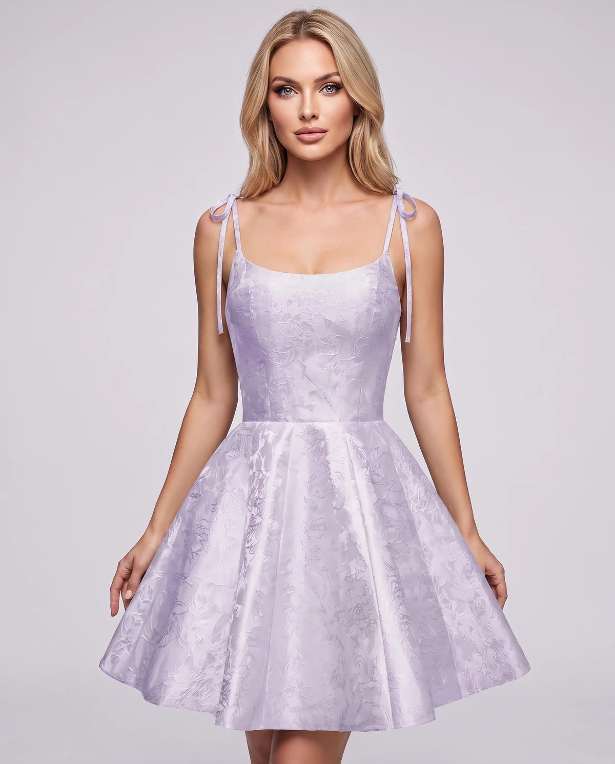 Petrichor Mini Dresses — Lavender