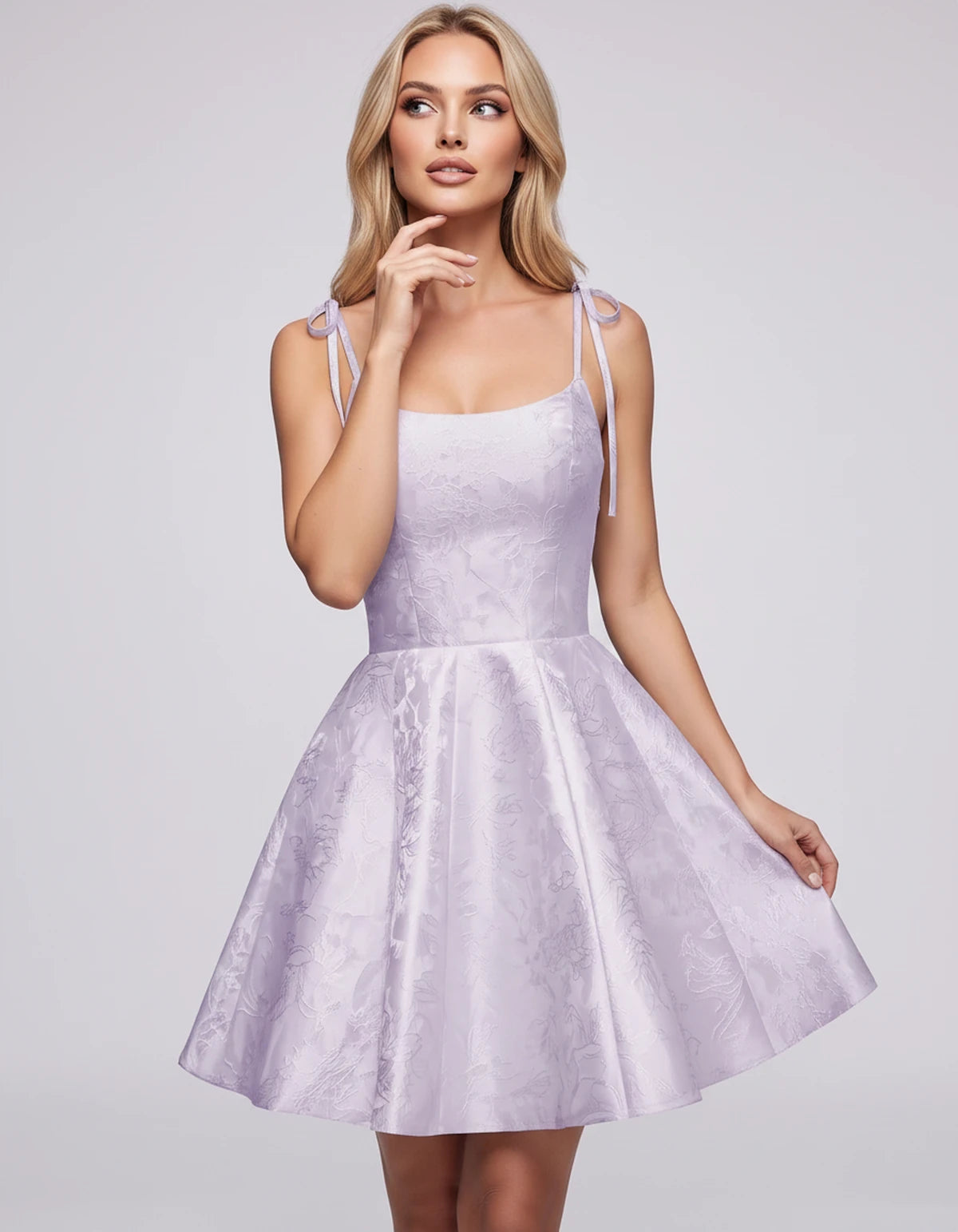 Petrichor Mini Dresses — Lavender | SKU: RB-0aa9a3-lavender-2,RB-0aa9a3-lavender-4,RB-0aa9a3-lavender-6,RB-0aa9a3-lavender-8,RB-0aa9a3-lavender-10,RB-0aa9a3-lavender-12,RB-0aa9a3-lavender-14,RB-0aa9a3-lavender-16,RB-0aa9a3-lavender-16W,RB-0aa9a3-lavender-18W,RB-0aa9a3-lavender-20W,RB-0aa9a3-lavender-22W