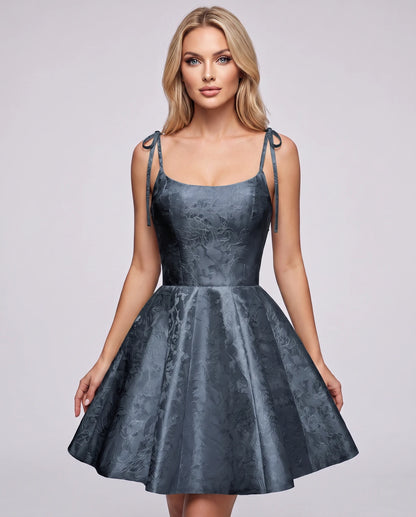 Petrichor Mini Dresses — Navy