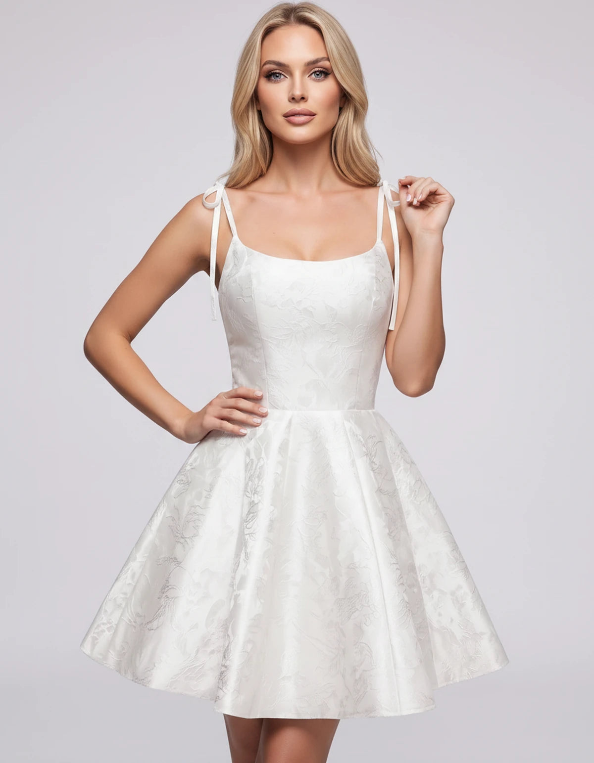 Petrichor Mini Dresses — White | SKU: RB-0aa9a3-white-2,RB-0aa9a3-white-4,RB-0aa9a3-white-6,RB-0aa9a3-white-8,RB-0aa9a3-white-10,RB-0aa9a3-white-12,RB-0aa9a3-white-14,RB-0aa9a3-white-16,RB-0aa9a3-white-16W,RB-0aa9a3-white-18W,RB-0aa9a3-white-20W,RB-0aa9a3-white-22W