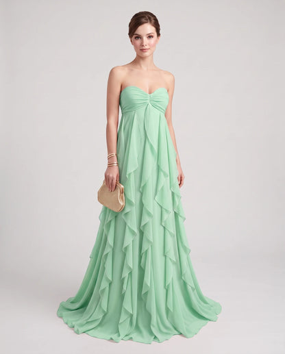 Petronella Maxi Dresses — Mint Green